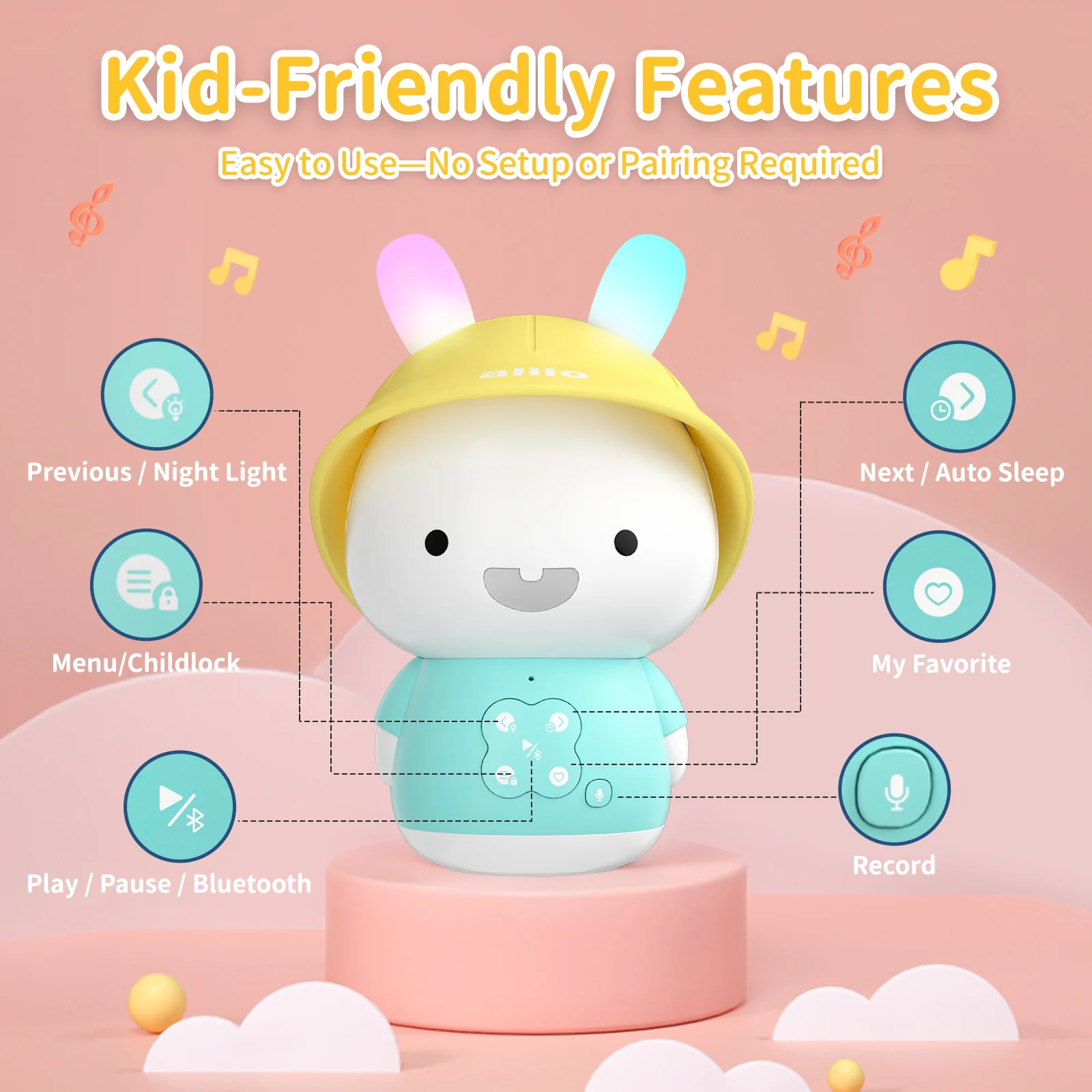 Alilo Baby Bunny Versatile Story Music Player - Image 2