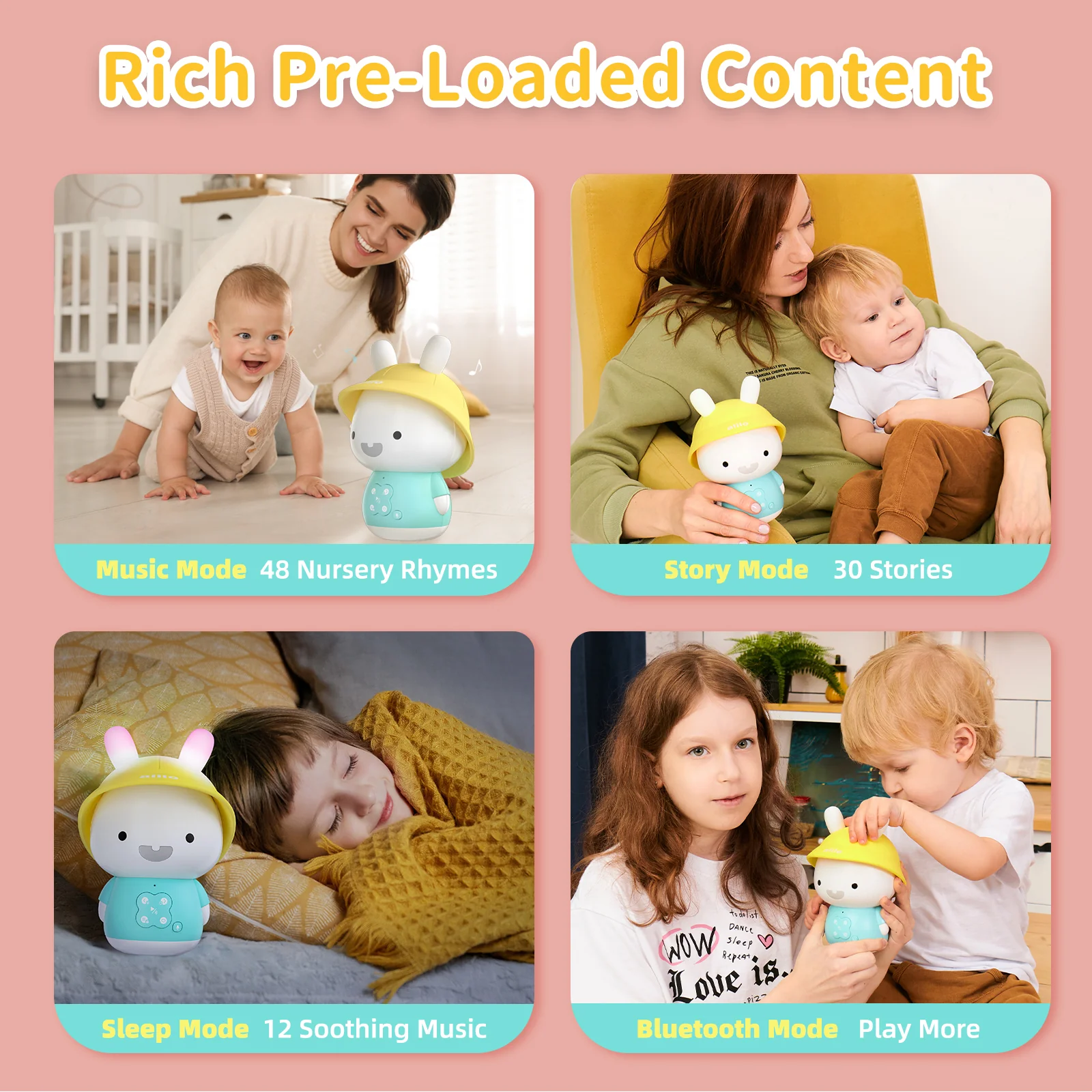 Alilo Baby Bunny Versatile Story Music Player - Image 4