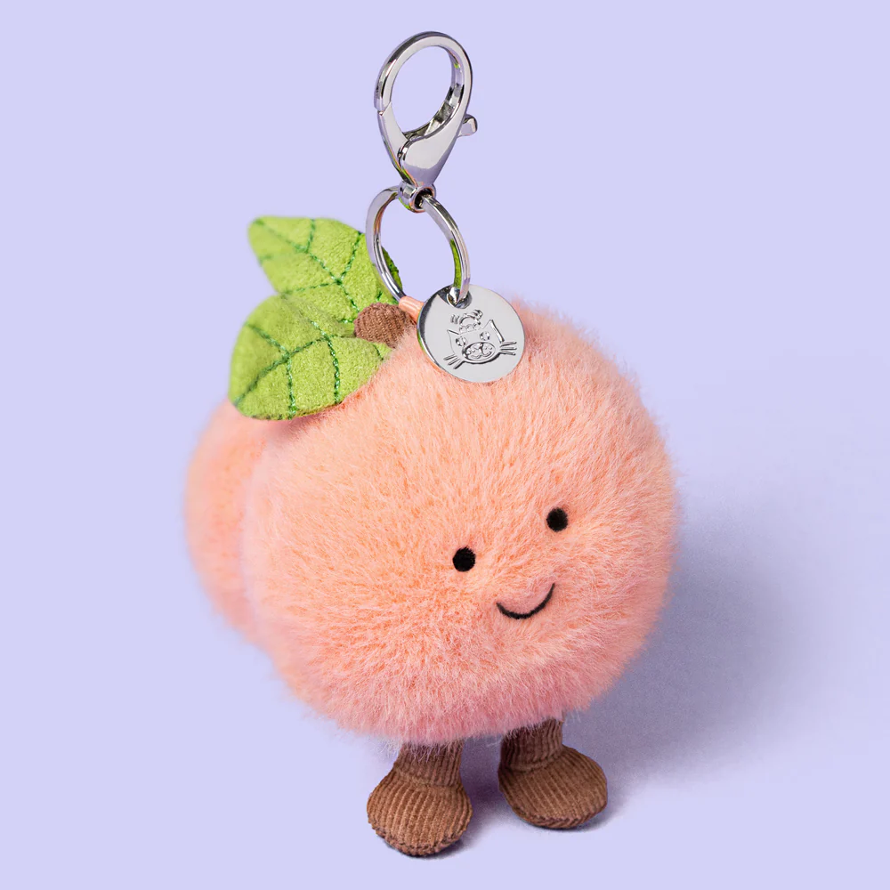 Amuseables Peach Bag Charm - Image 5