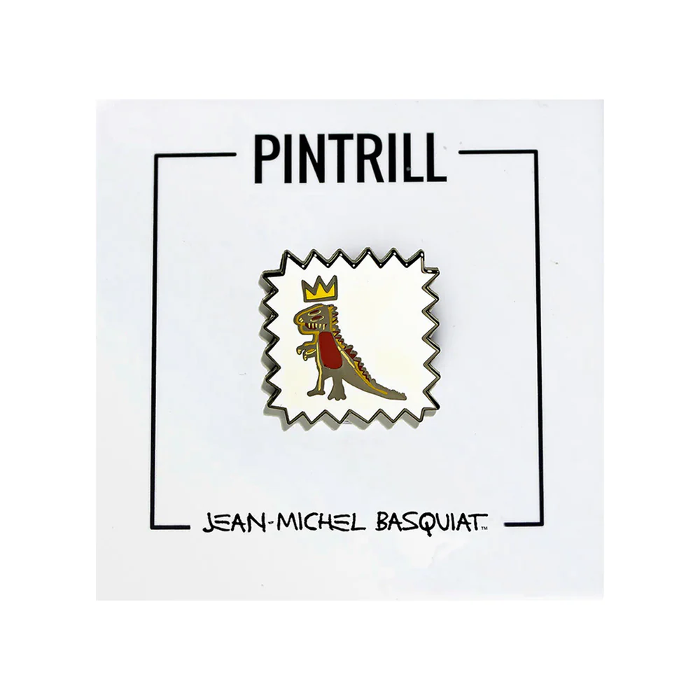 Basquiat Crowned T-Rex Pin - Image 3
