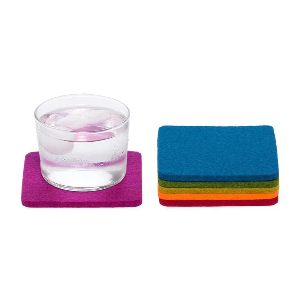 Bierfilzl Coaster Set: Rainbow