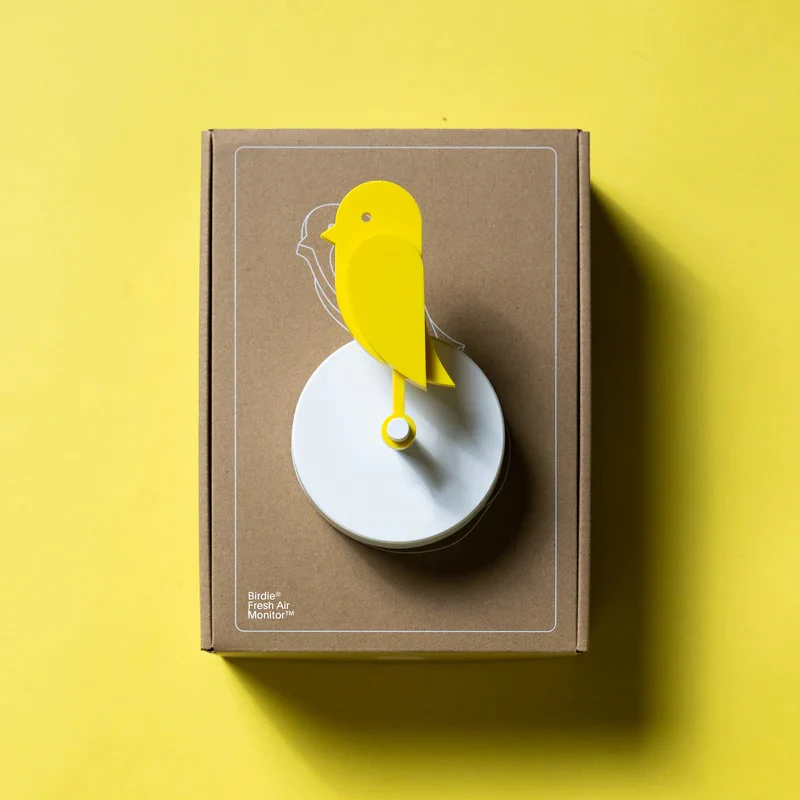Birdie® 2.0 Air Quality CO2 Sensor: Yellow