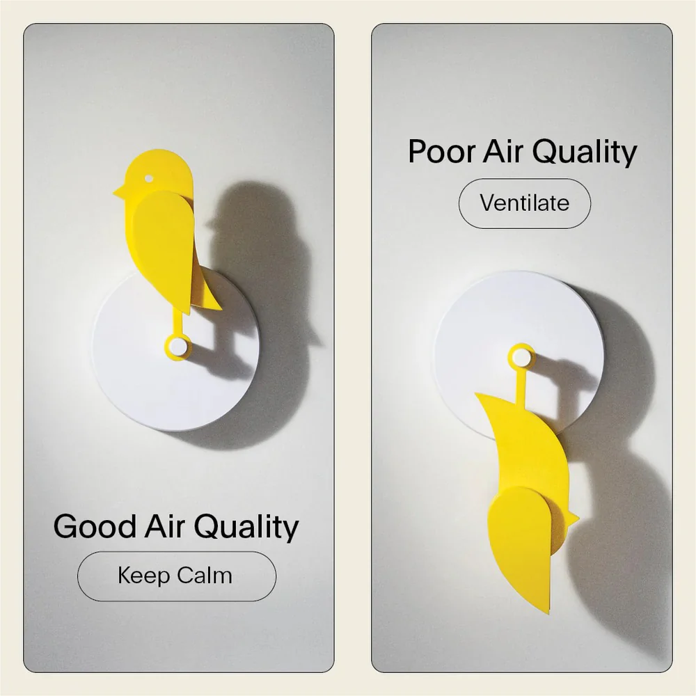 Birdie® 2.0 Air Quality CO2 Sensor: Yellow - Image 5