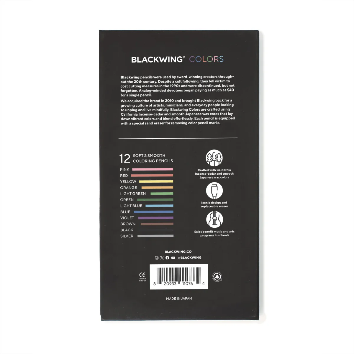 Blackwing Color Pencils Set of 12 - Image 2