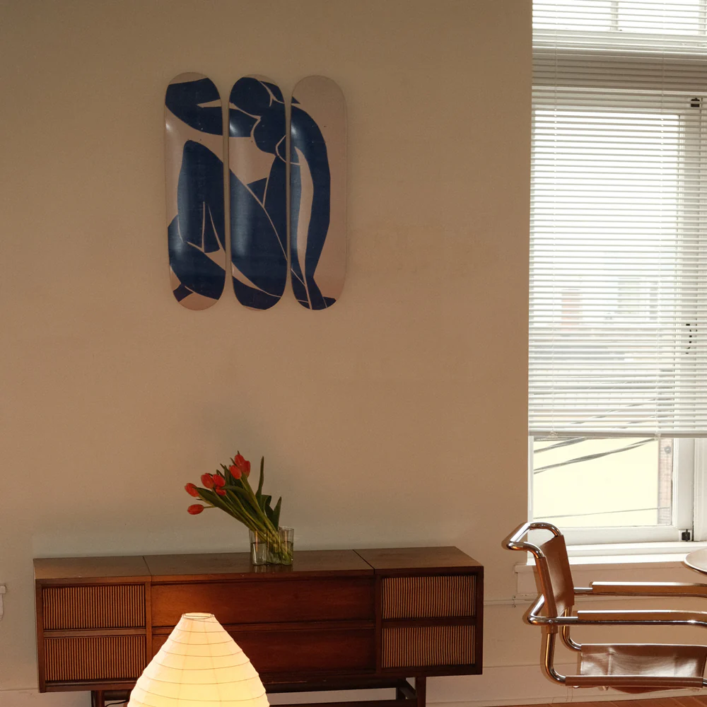 Matisse Blue Nude Triptych Skateboards - Image 4