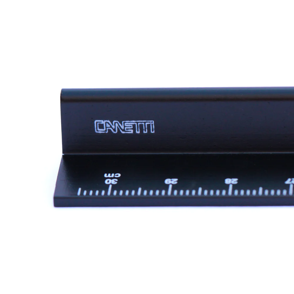 Canetti 12-inch Black Ruler - Image 2