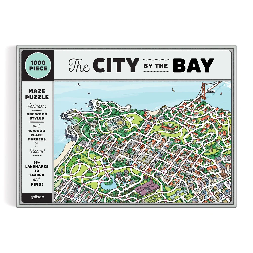 City by the Bay 1000-Piece Maze Puzzle - Image 3