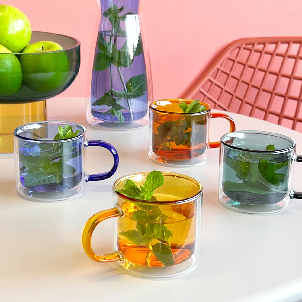 Cubo Double-Wall Medium Cups Set of 4 - Image 2