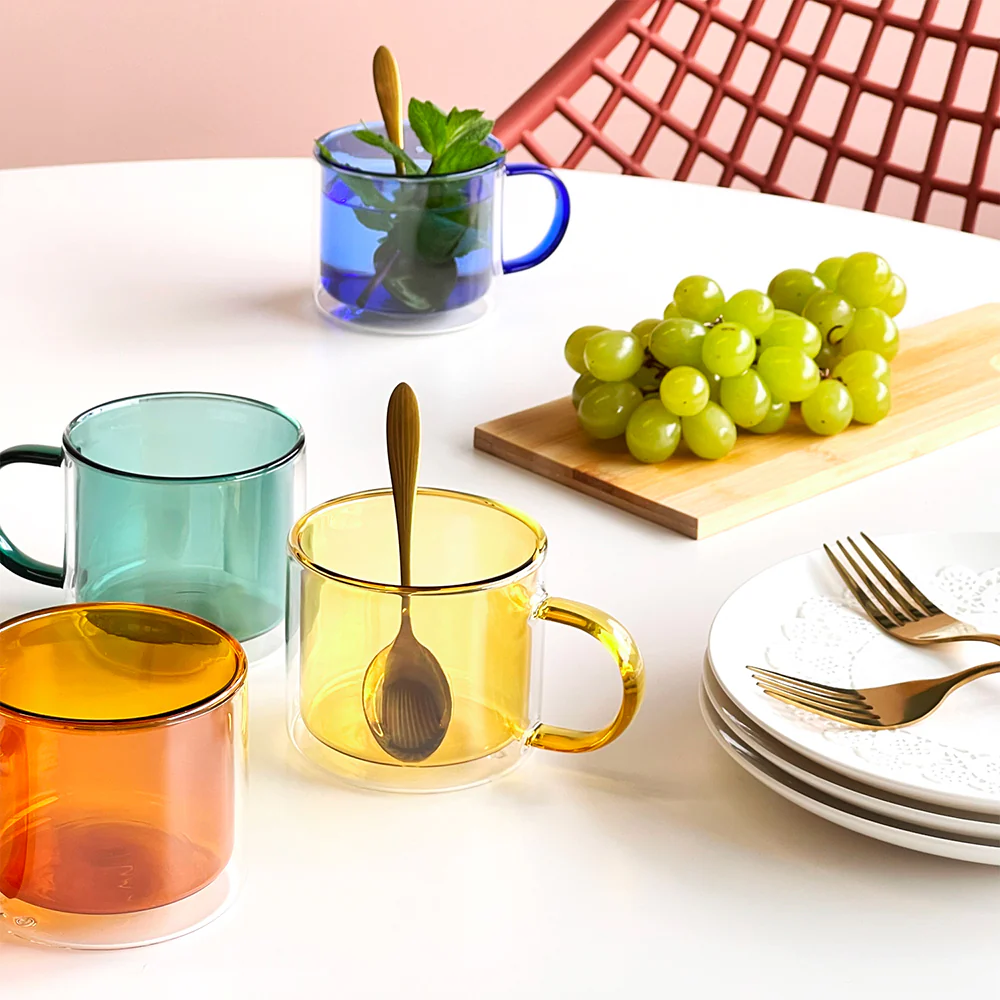 Cubo Double-Wall Medium Cups Set of 4 - Image 4
