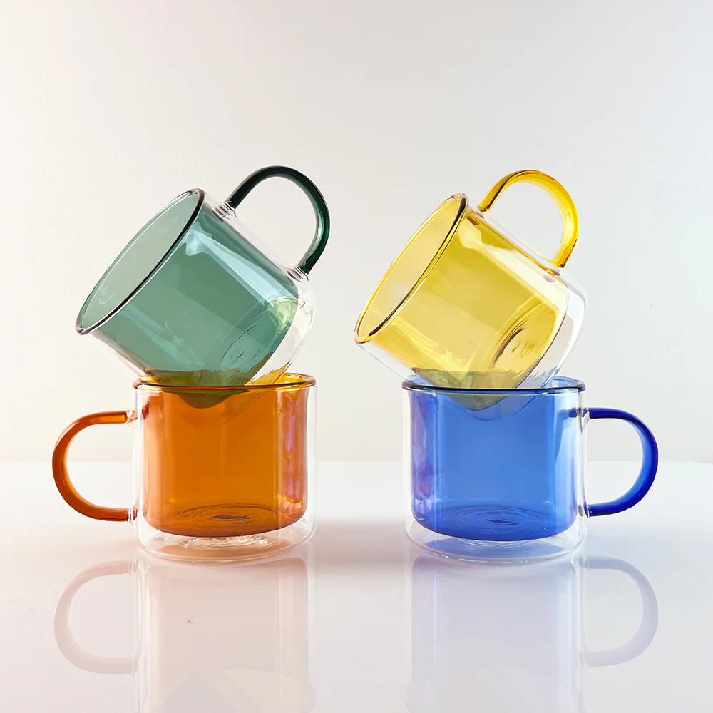 Cubo Double-Wall Medium Cups Set of 4 - Image 7