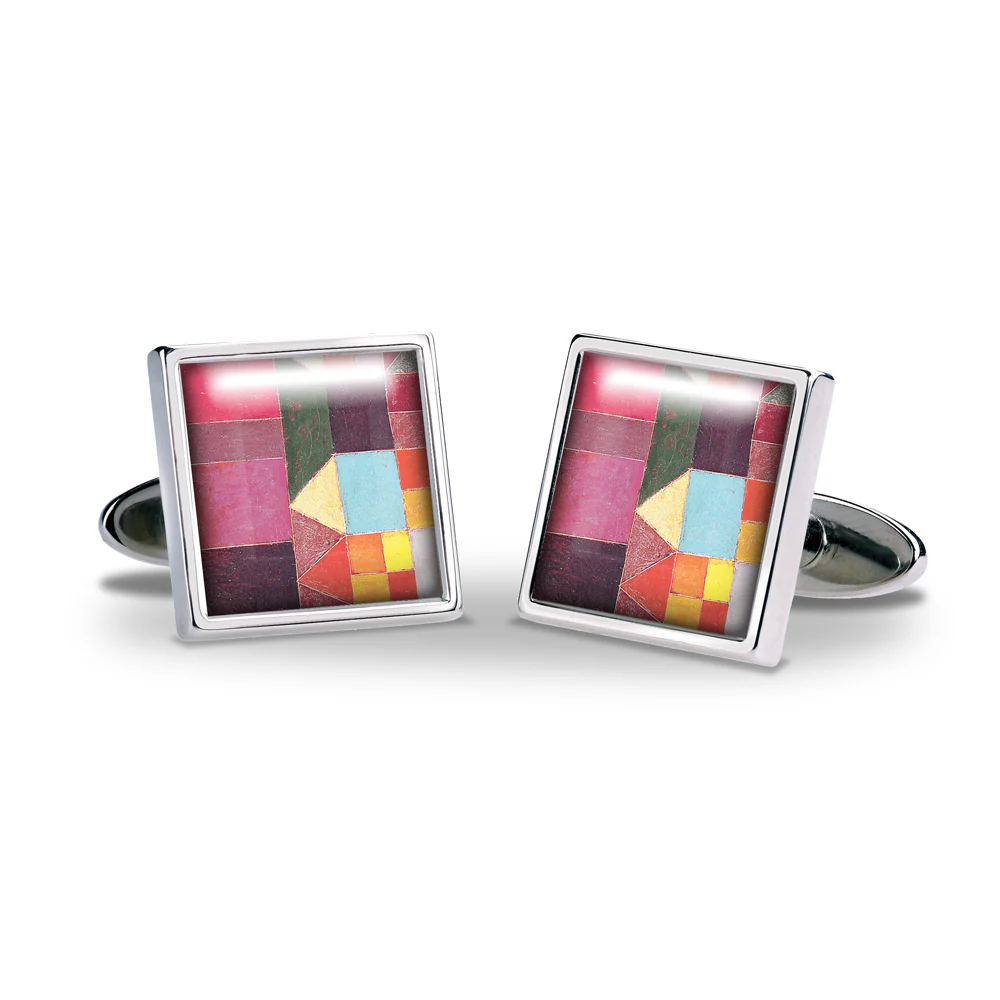 Paul Klee Castle and Sun Cuff Links