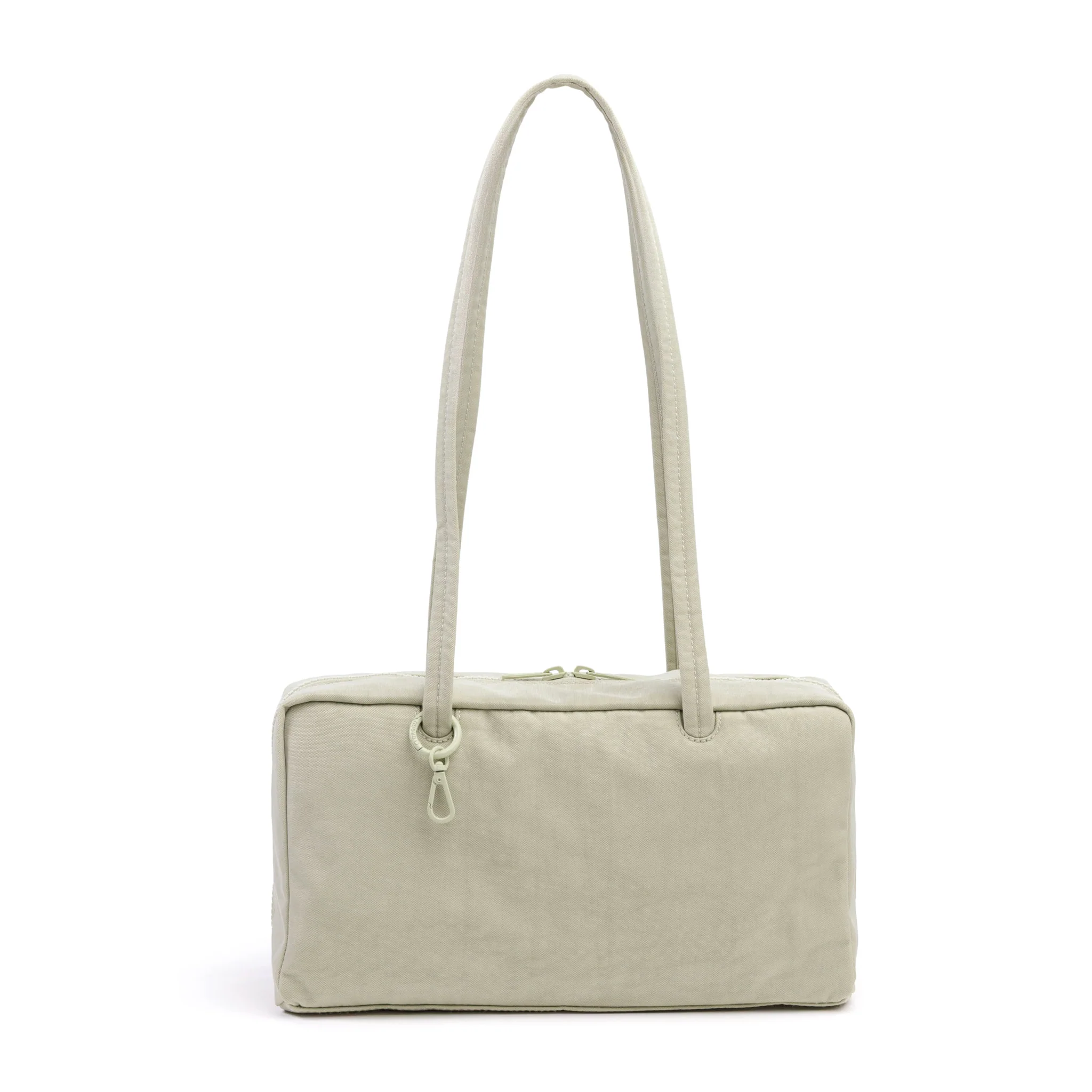 Nylon Bowler Bag: Celadon