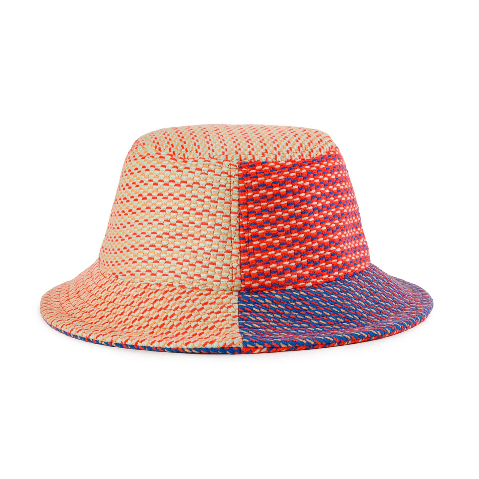 Dashes Bucket Hat: Poppy + Cobalt - Image 2