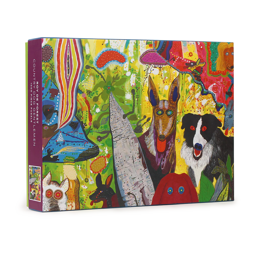 De Forest Country Dog Gentlemen 1000-Piece Jigsaw Puzzle