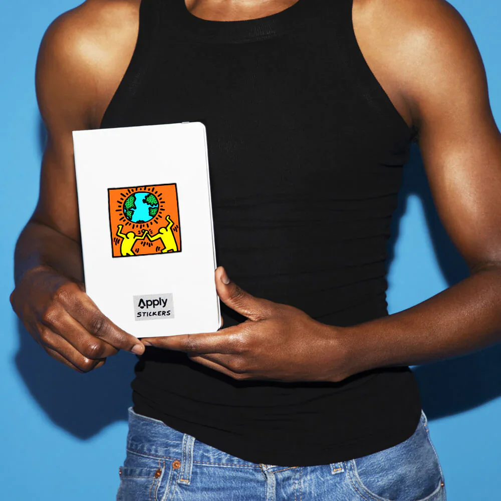 Keith Haring Earth Sticker - Image 3