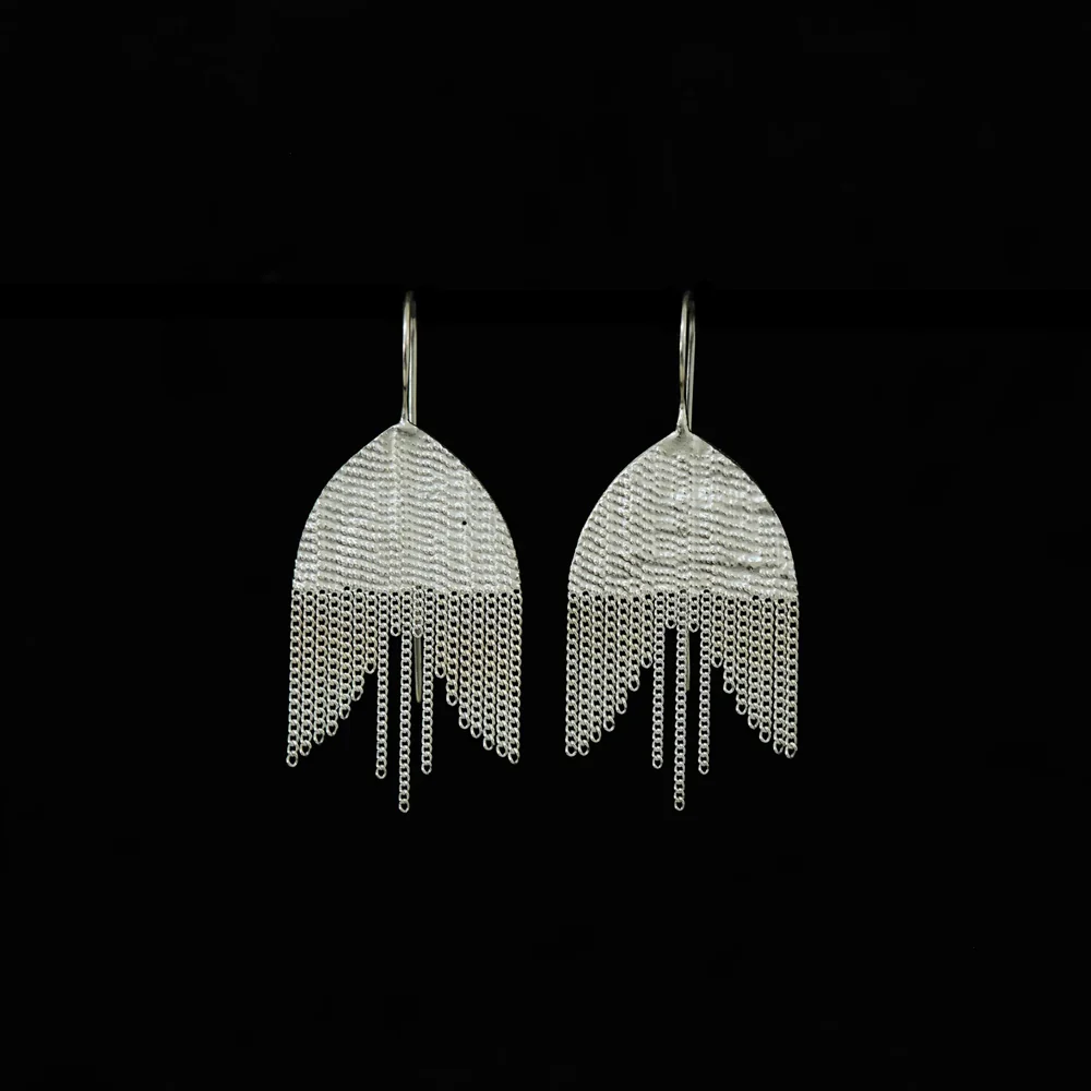 Snowdrop Silver Earrings