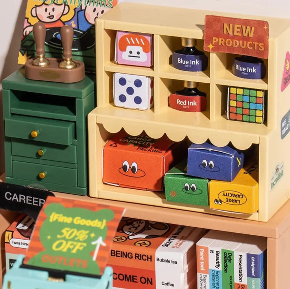 Fascinating Book Store DIY Miniature House Kit - Image 3