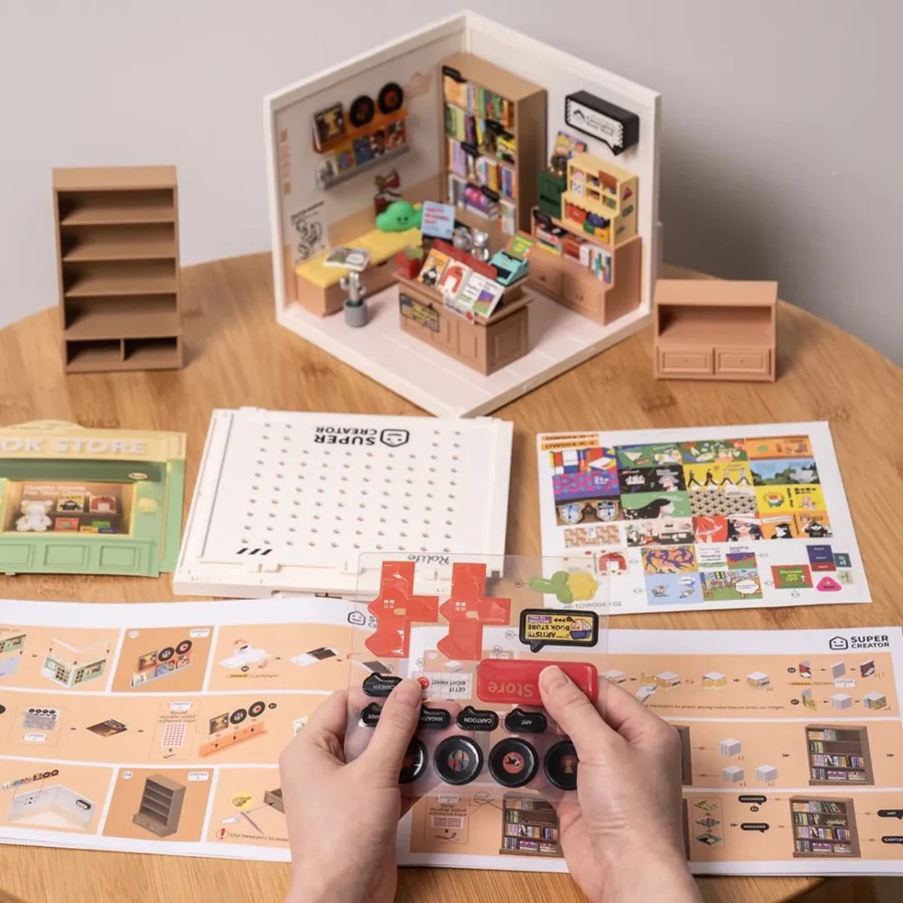 Fascinating Book Store DIY Miniature House Kit - Image 6