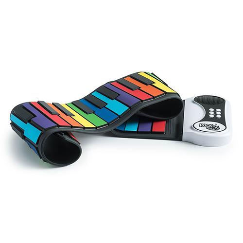 Flexible Roll-Up Rainbow Piano - Image 4