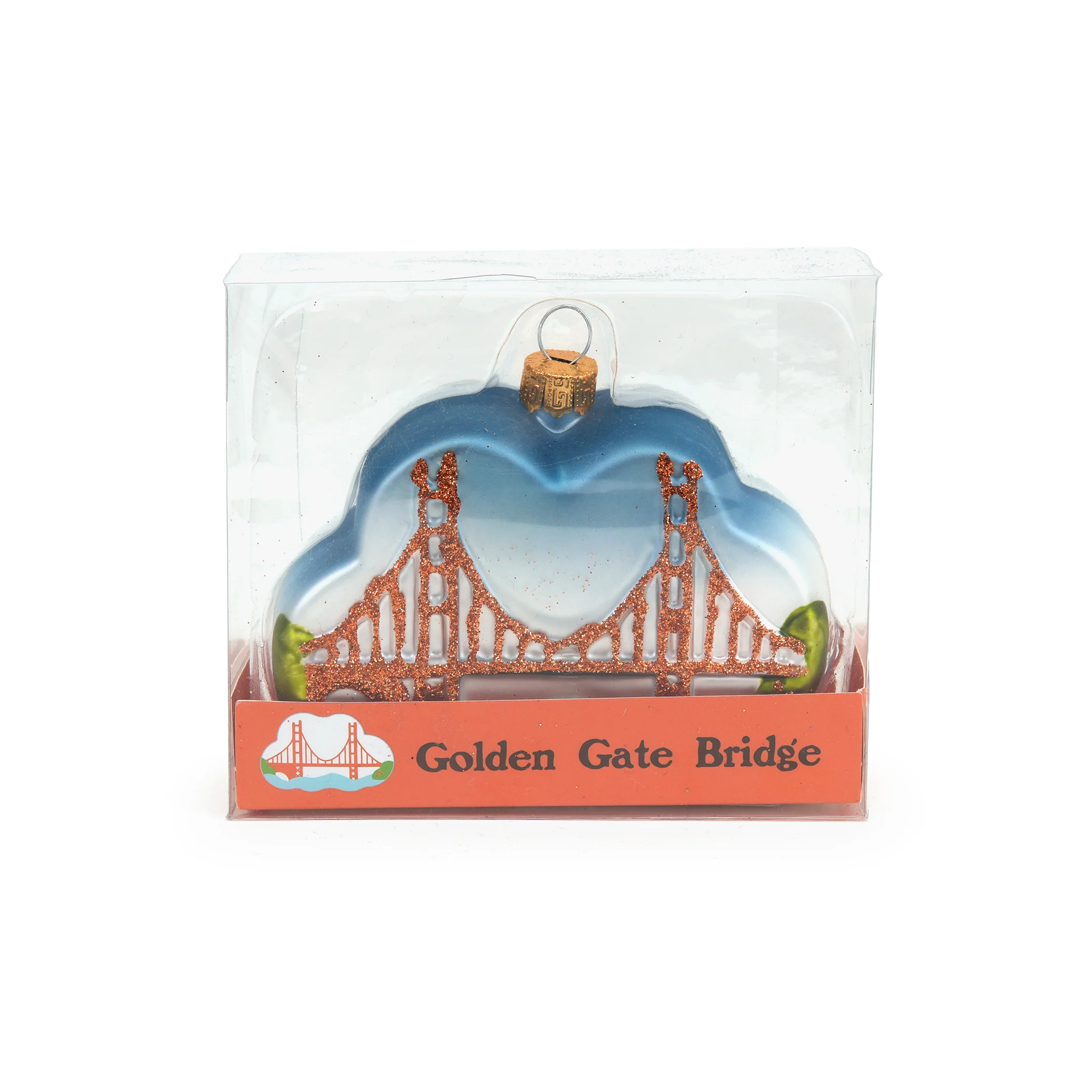 Golden Gate Bridge Glass Ornament - Image 3