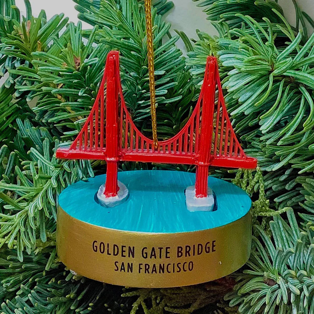 Golden Gate Bridge Ornament - Image 3