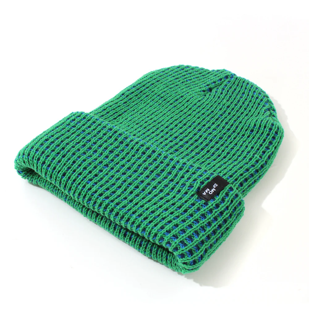 SFMOMA Grid Rib Hat: Green + Blue - Image 3