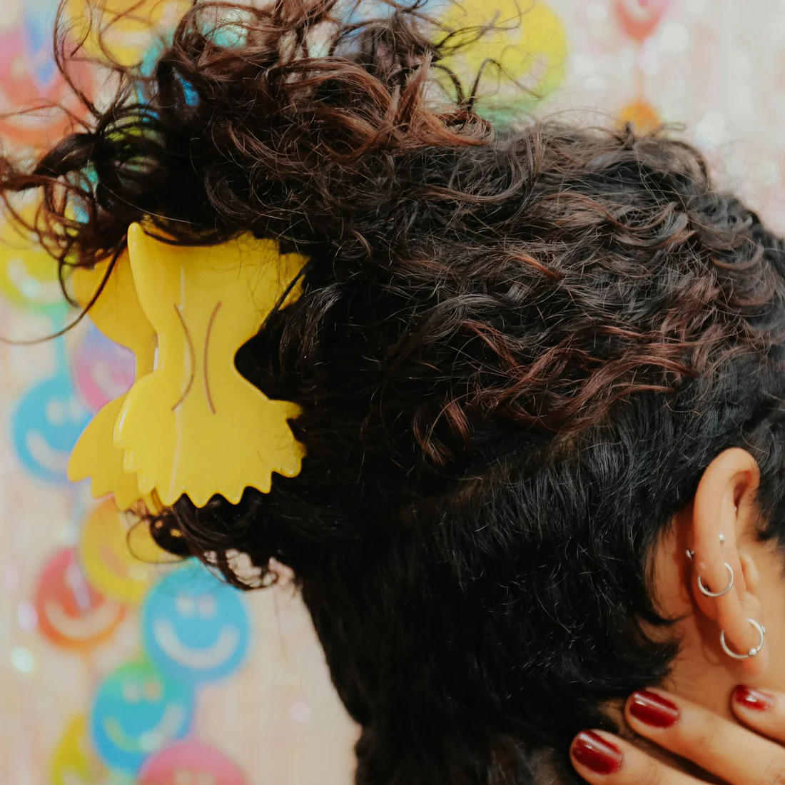 Farfalle Pasta Hair Claw - Image 3