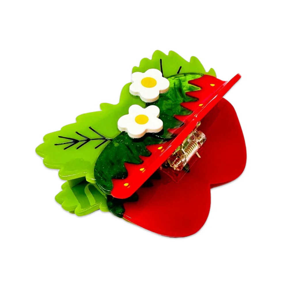 Strawberries and Flowers Hair Claw - Image 3