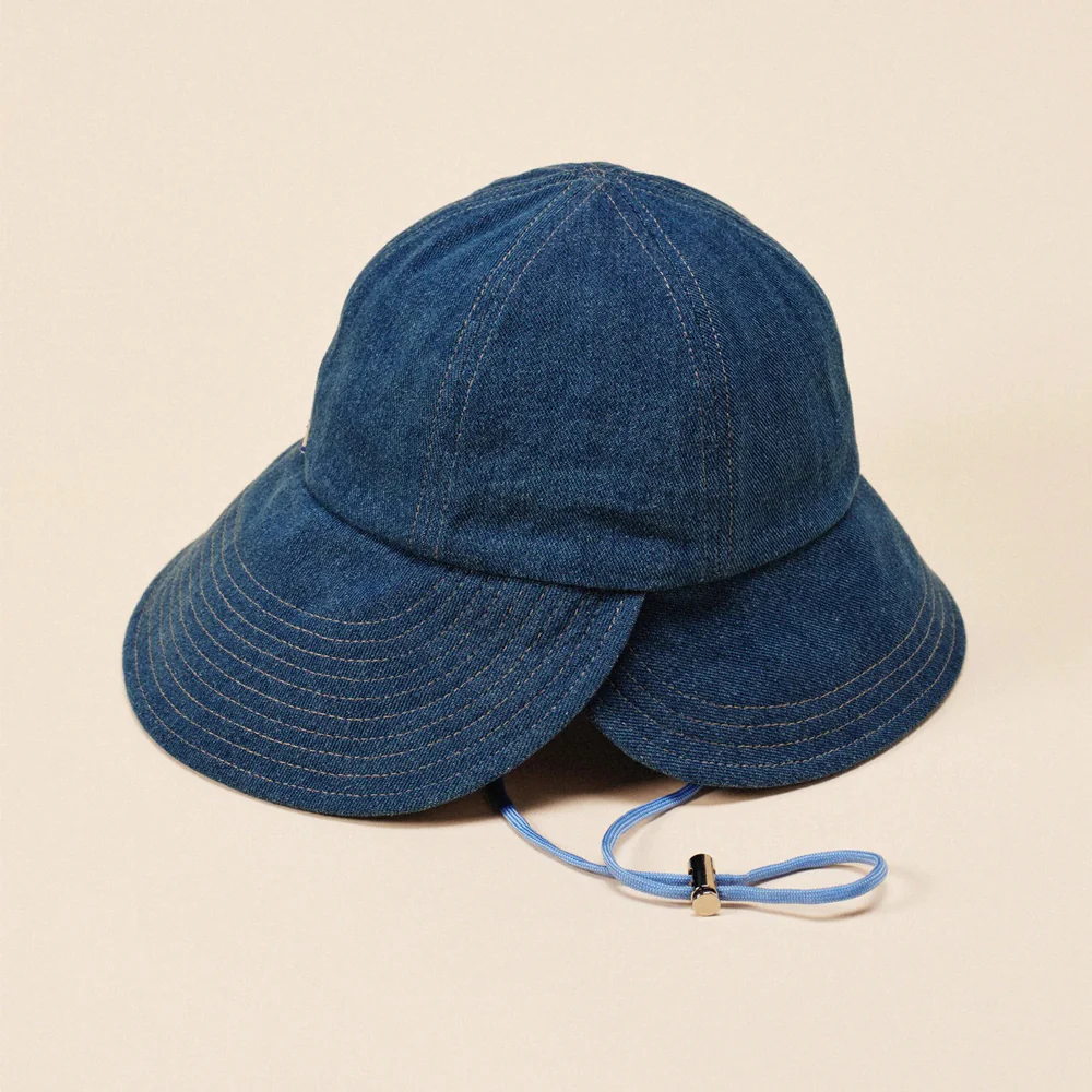 Tulip Bucket Hat: Denim