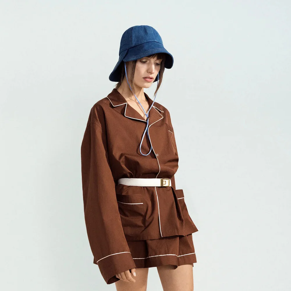 Tulip Bucket Hat: Denim - Image 4