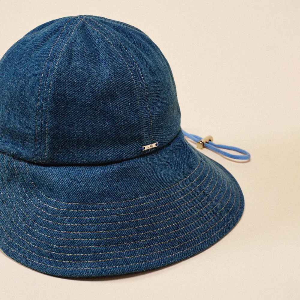 Tulip Bucket Hat: Denim - Image 5