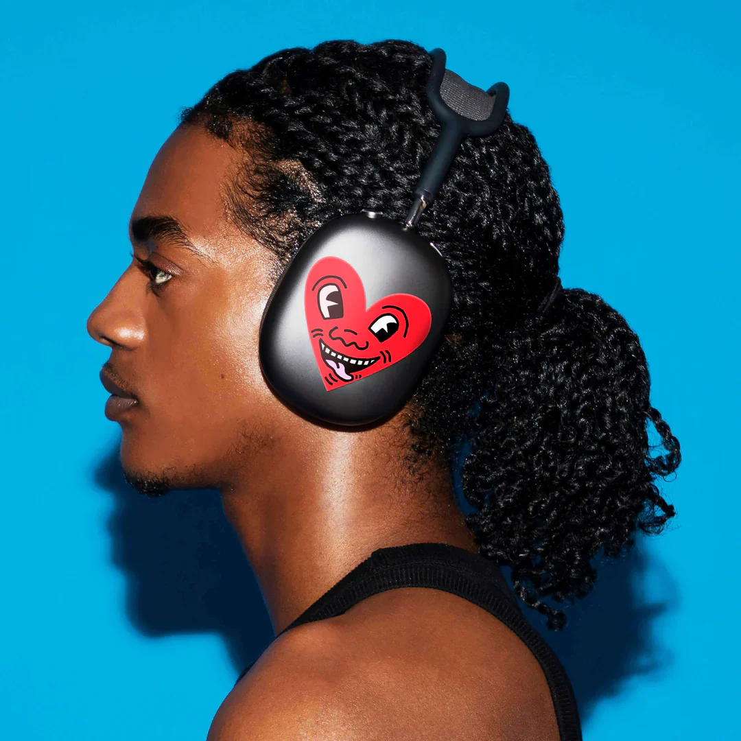 Keith Haring Heart Sticker - Image 3