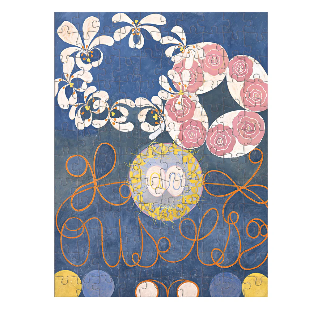 Hilma af Klint 120-Piece Double-Sided Jigsaw Puzzle Set - Image 4
