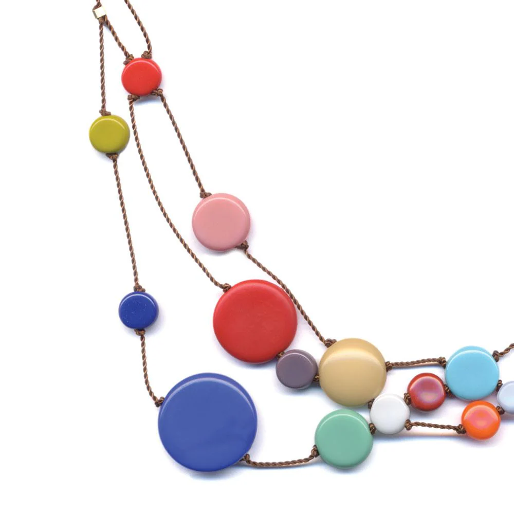 Discs Bib Necklace - Image 3
