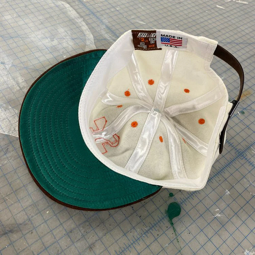 Jeffrey Sincich 8-Panel Wool SF Baseball Cap: White - Image 4