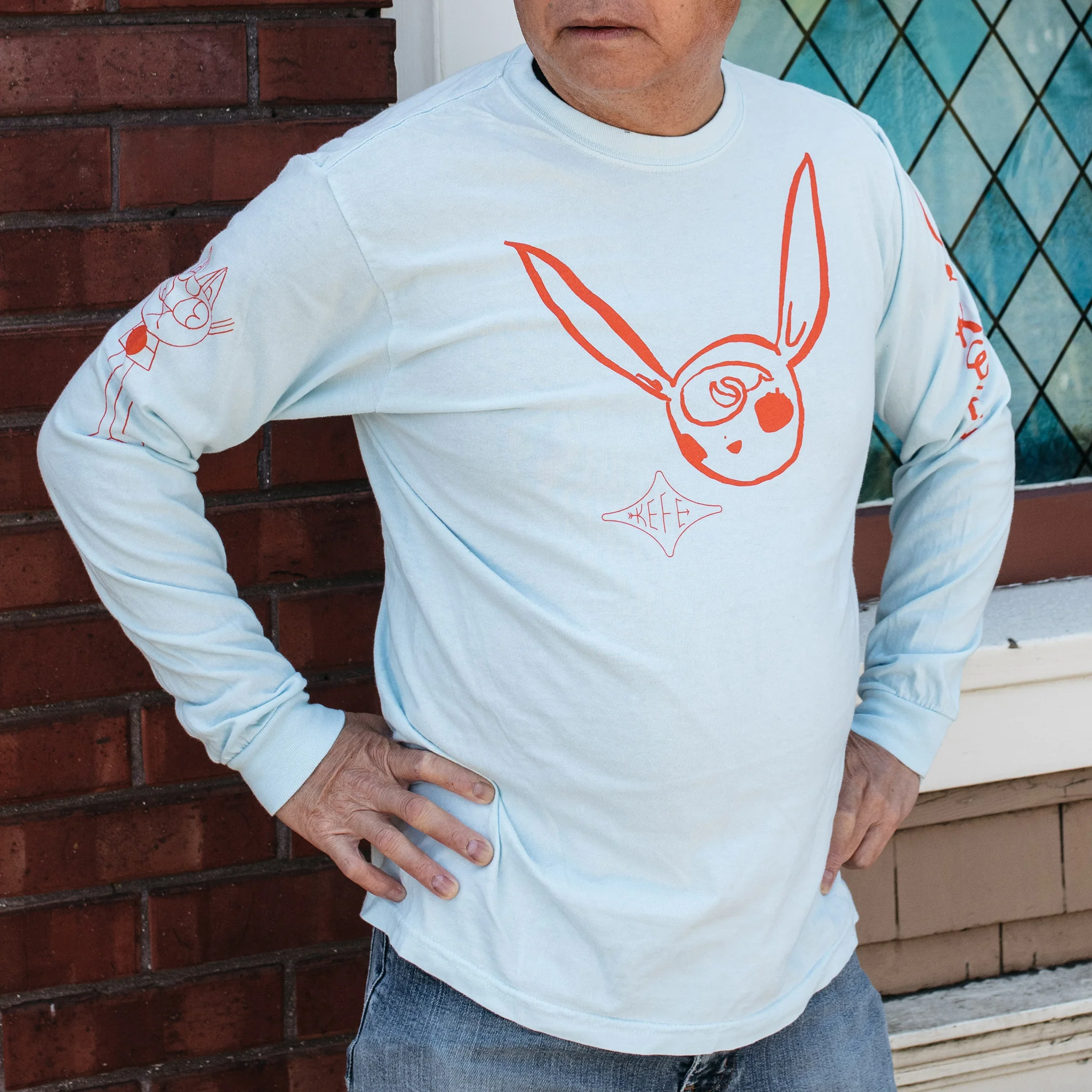 KEFE Cats and Bunnies Long Sleeve T-Shirt - Image 3