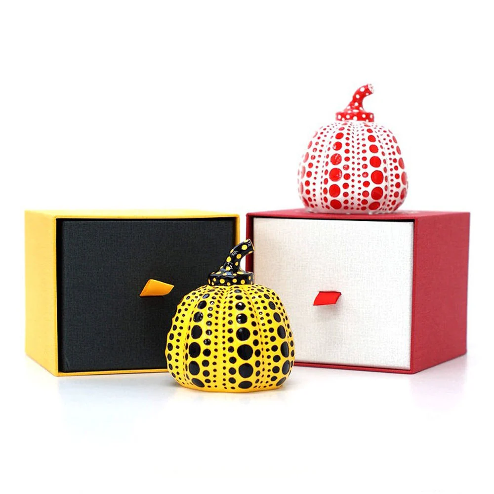 Yayoi Kusama Pumpkin Object: White + Red - Image 7