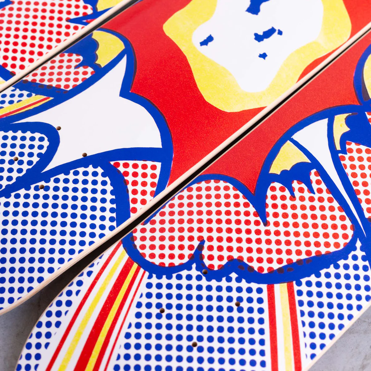 Lichtenstein Explosion Triptych Skateboards - Image 3