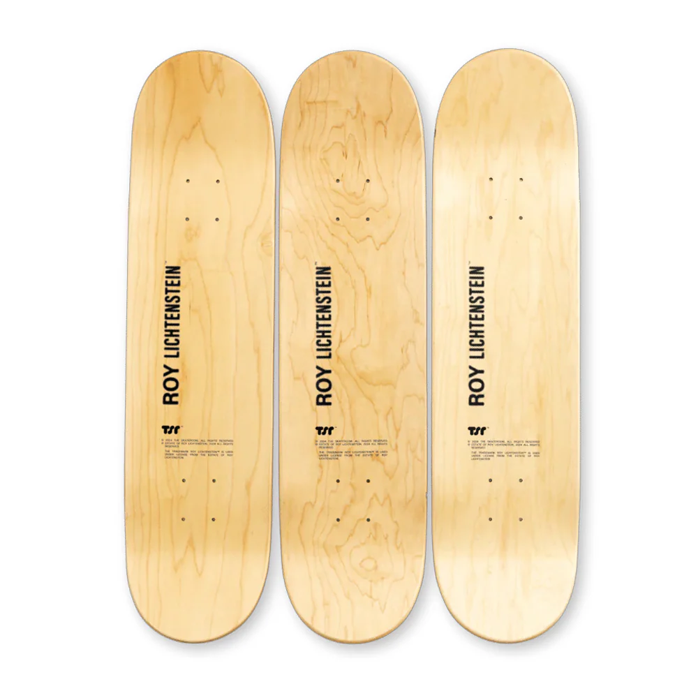 Lichtenstein Explosion Triptych Skateboards - Image 4