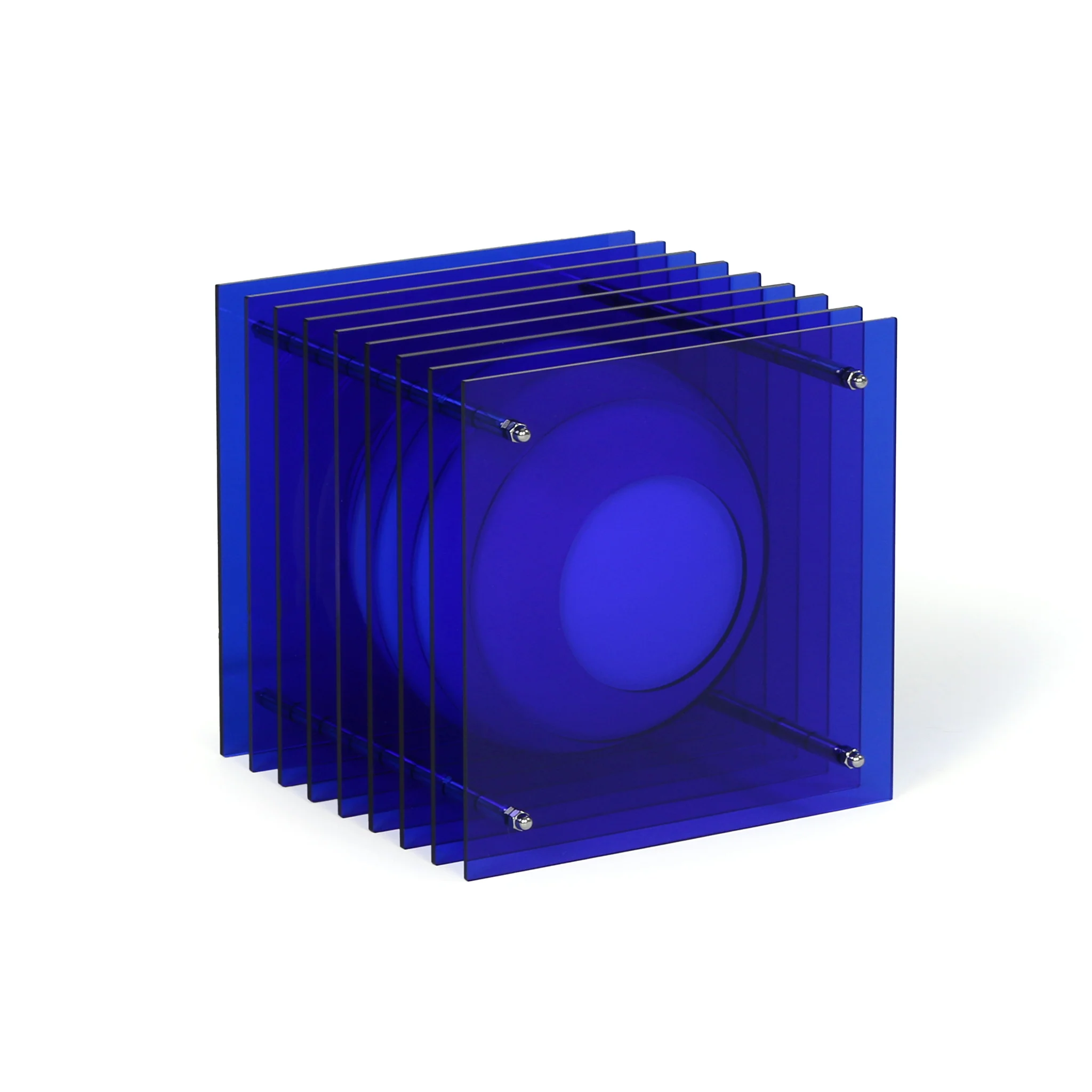 Lớp Small Blue Square Lamp - Image 2