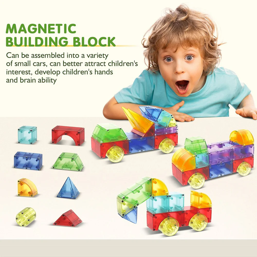 Magnetic Blocks 62 Piece Set - Image 3