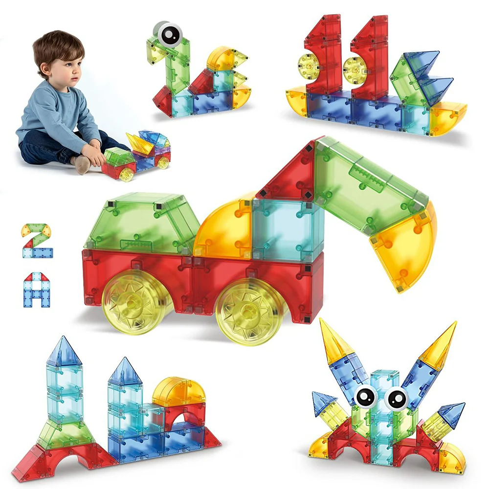 Magnetic Blocks 62 Piece Set - Image 4