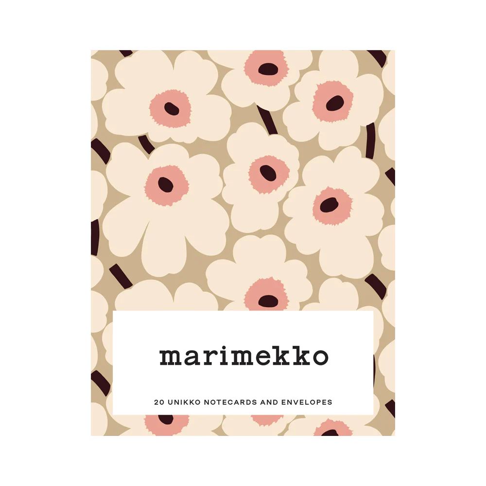 Marimekko Notes: 20 Unikko Notecards + Envelopes