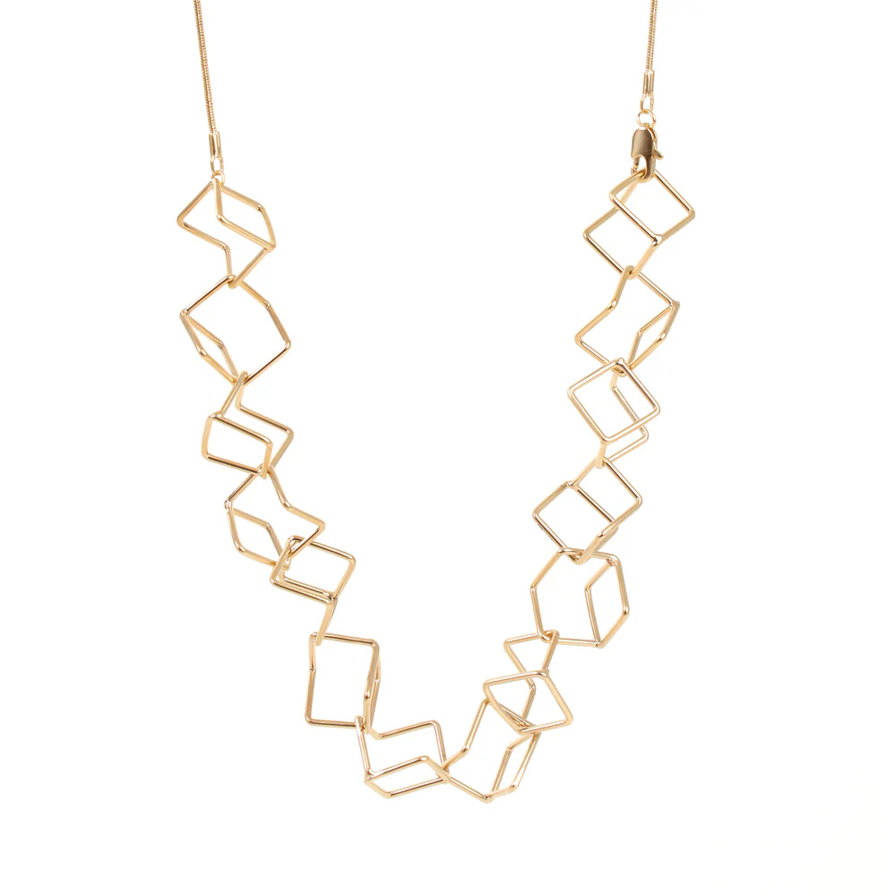 Maze Necklace: Satin Gold - Image 3