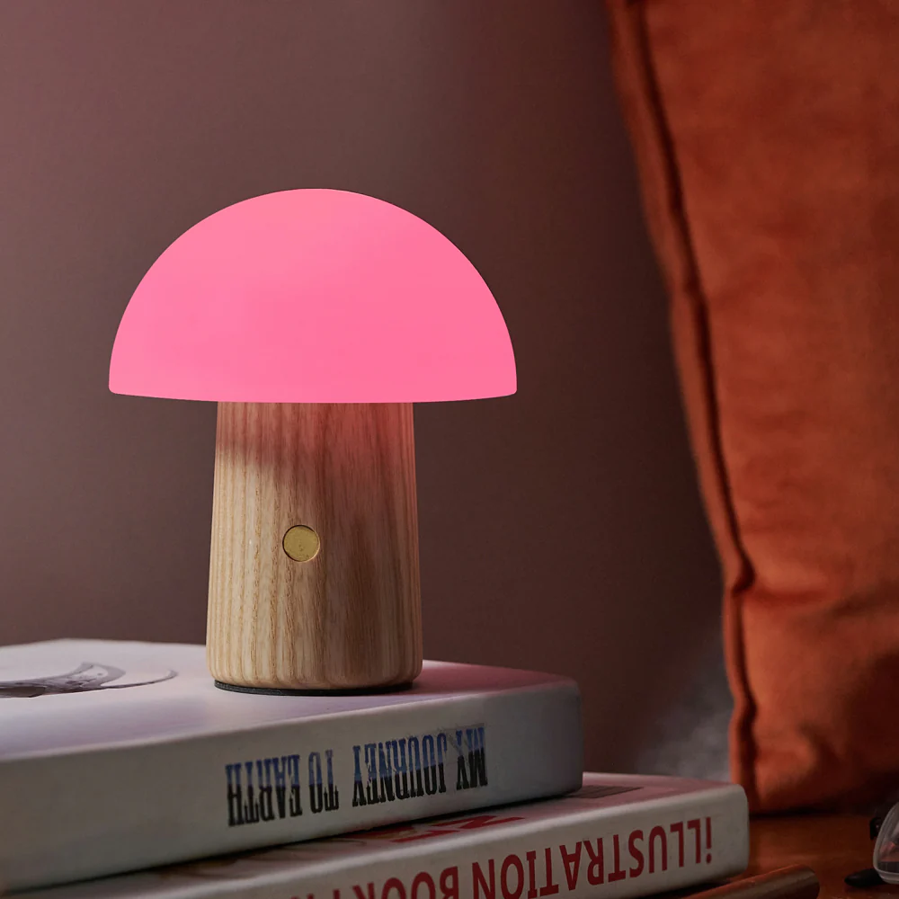 Mini Alice Mushroom Lamp: White Ash - Image 4