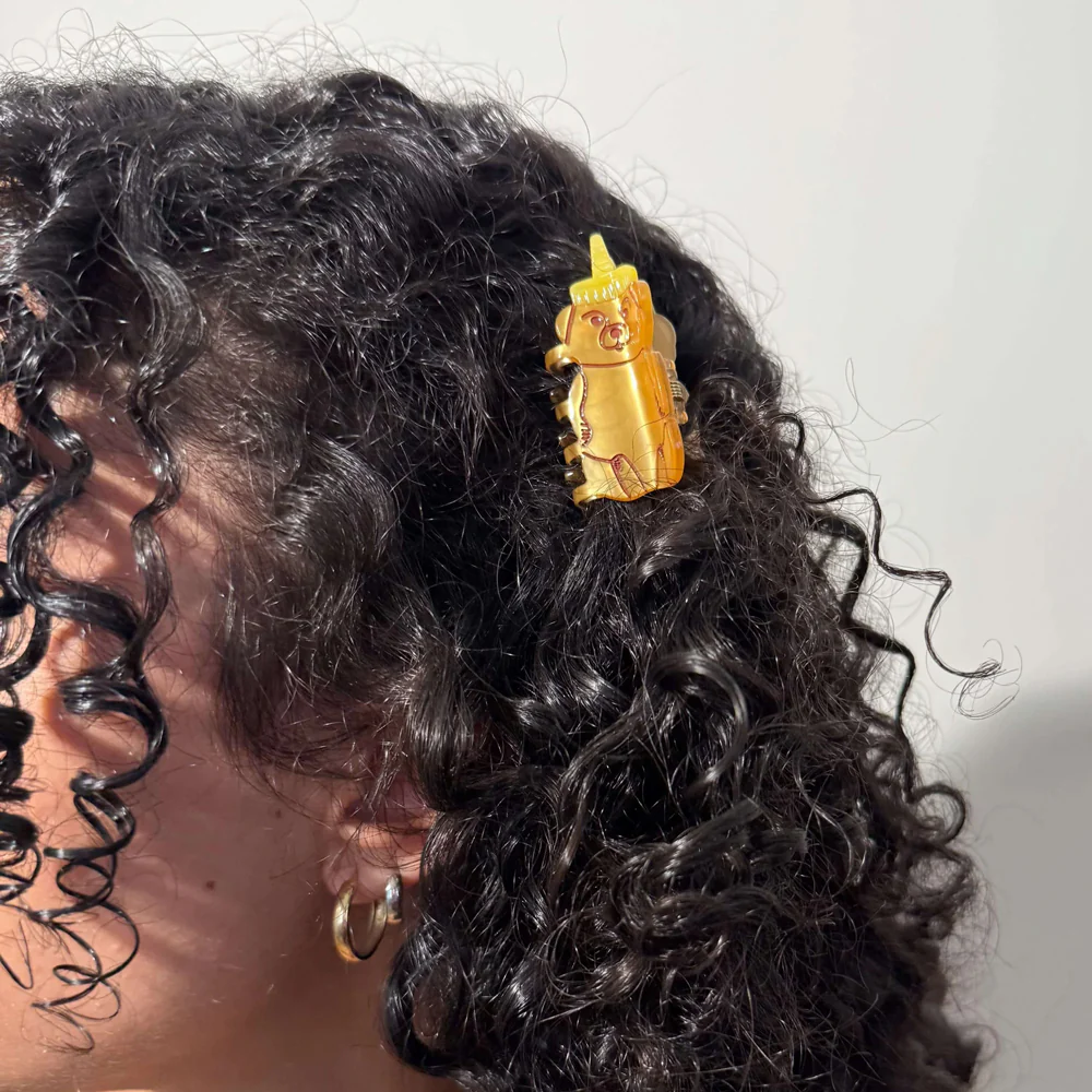 Mini Honey Bear Hair Claw - Image 2