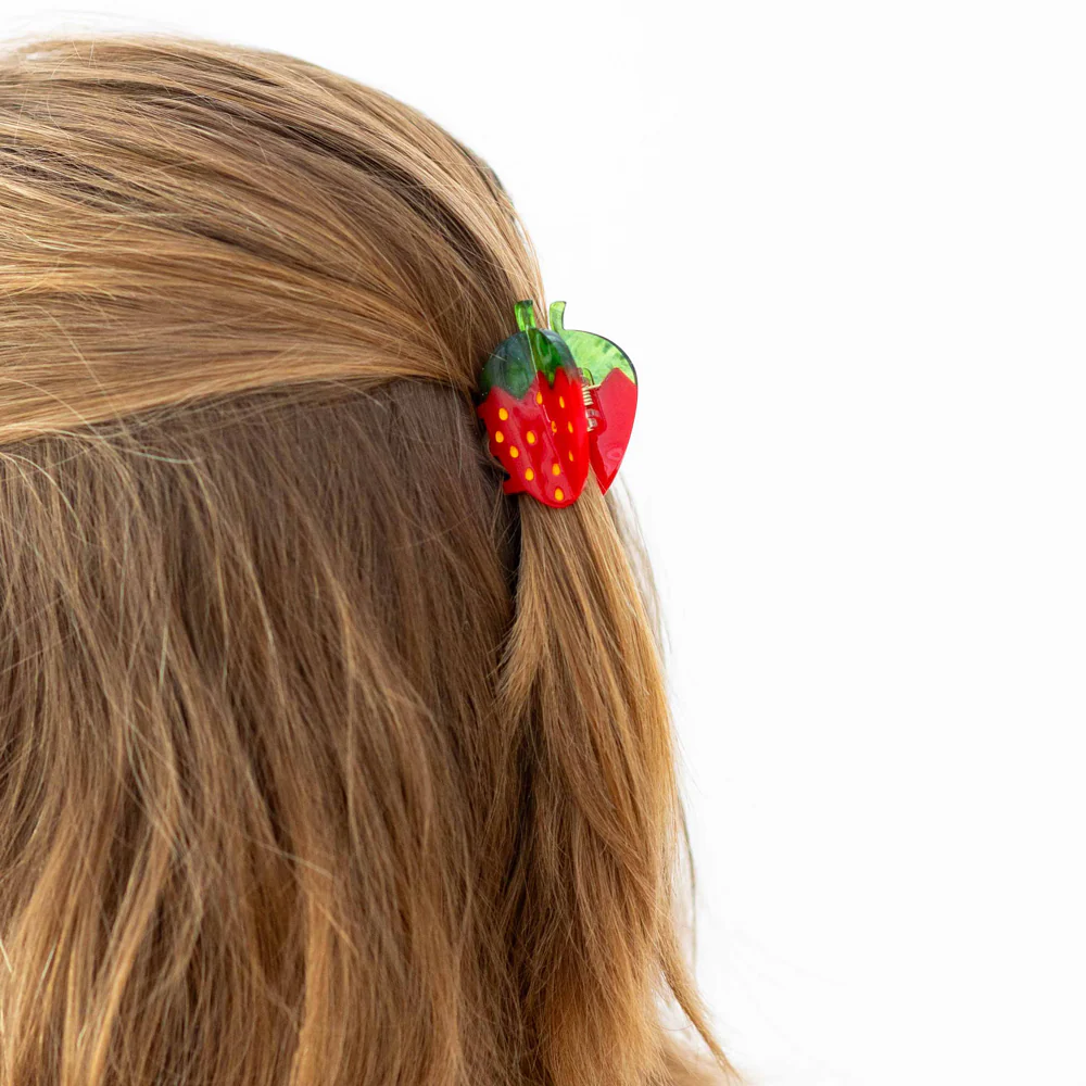 Mini Strawberry Hair Claw - Image 3