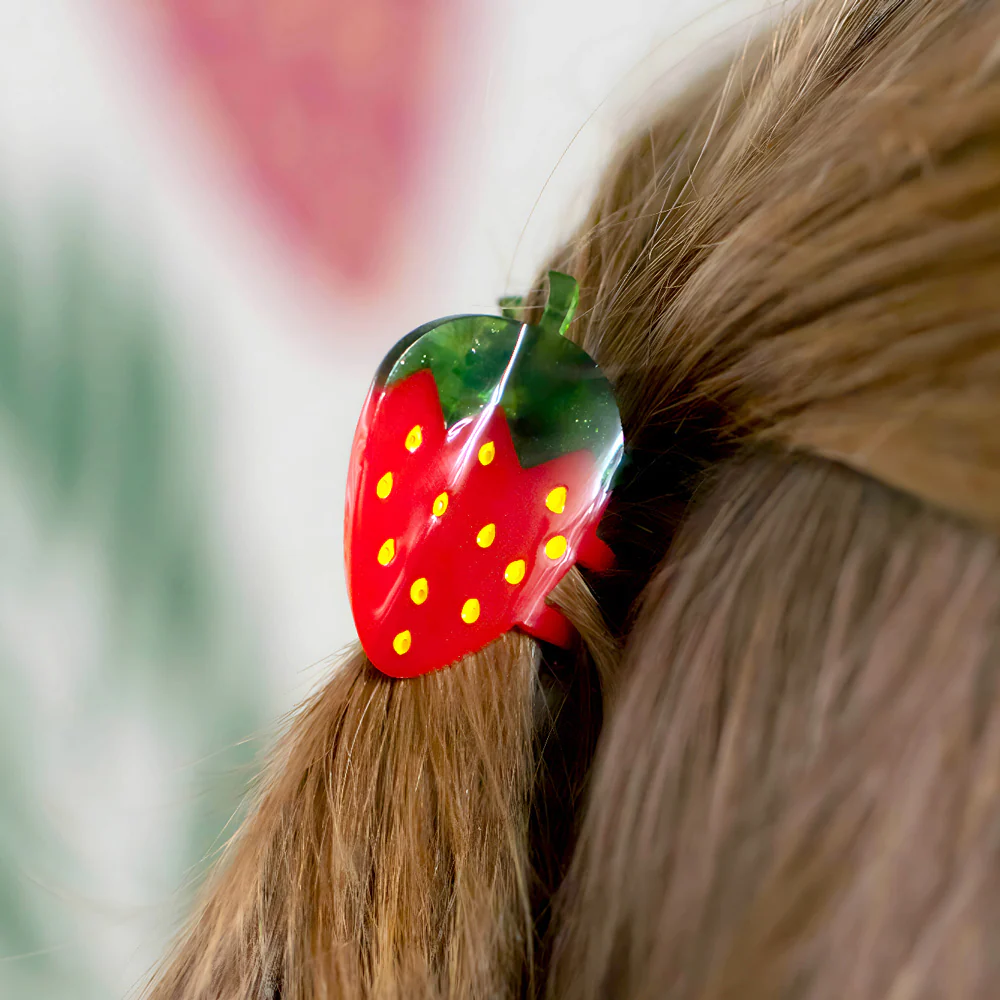 Mini Strawberry Hair Claw - Image 5