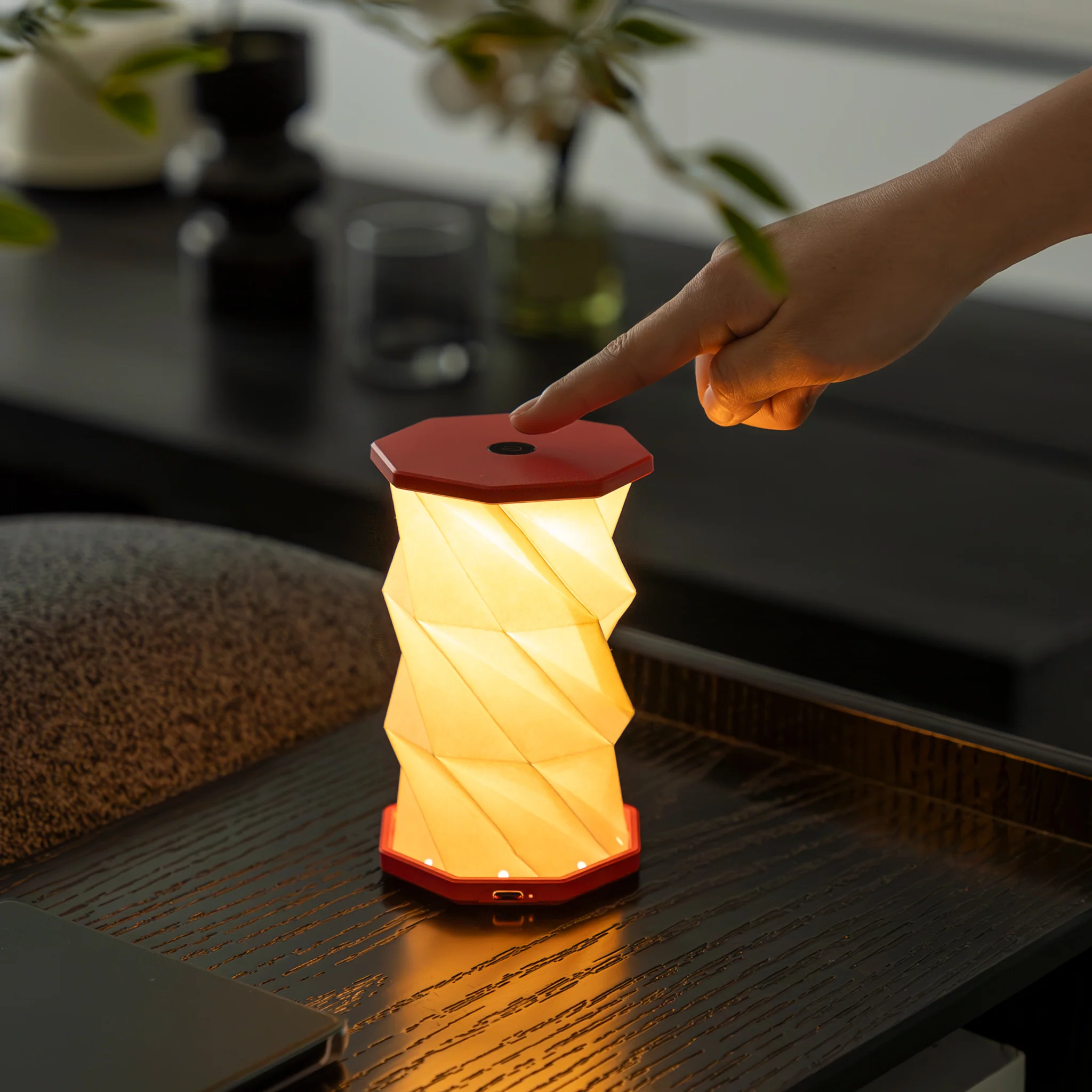 Mini Twist Hex Light: Coral - Image 2