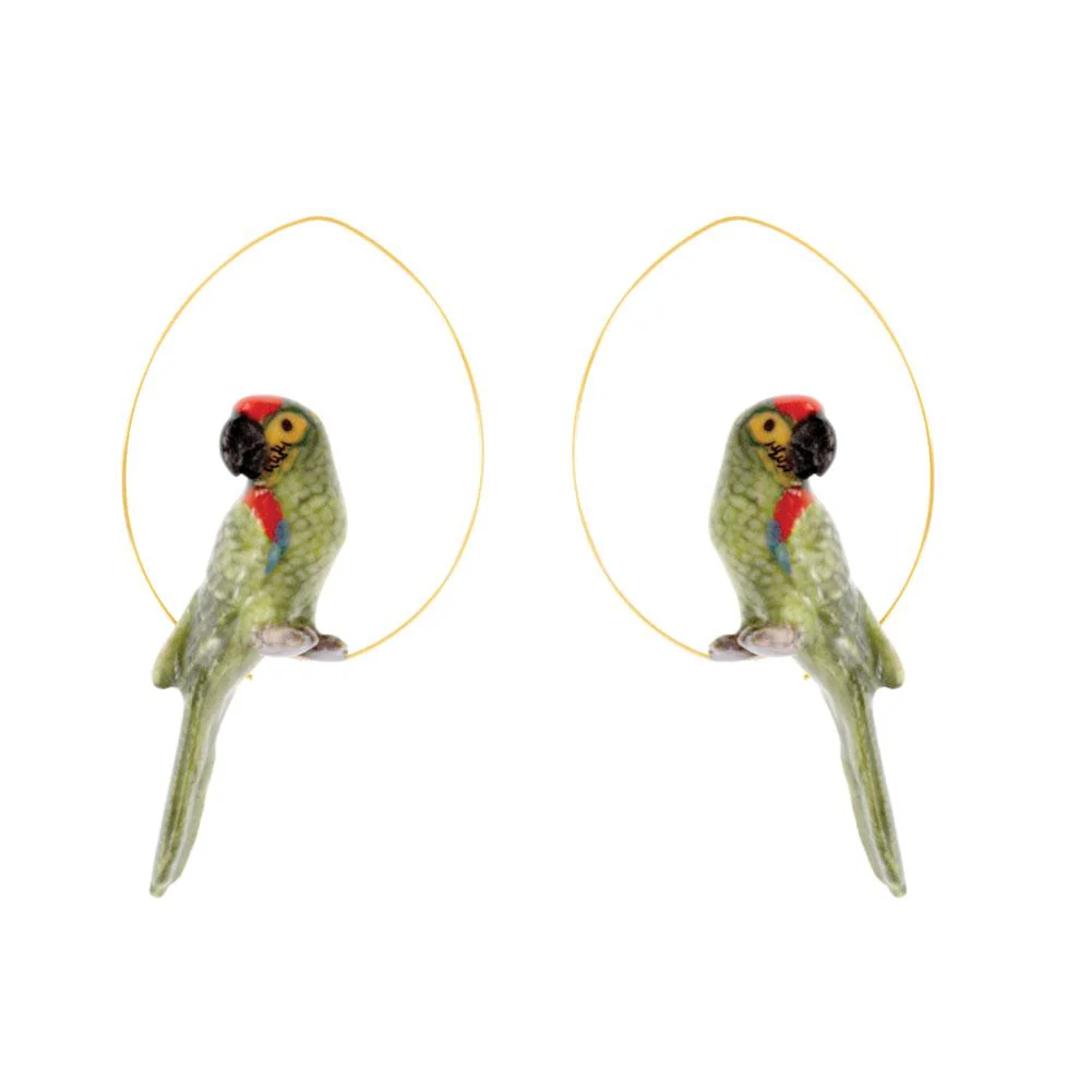 Nach Parrot Earrings